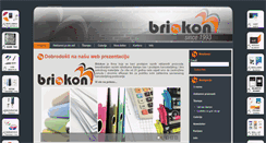 Desktop Screenshot of briokon.co.rs