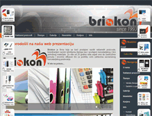 Tablet Screenshot of briokon.co.rs